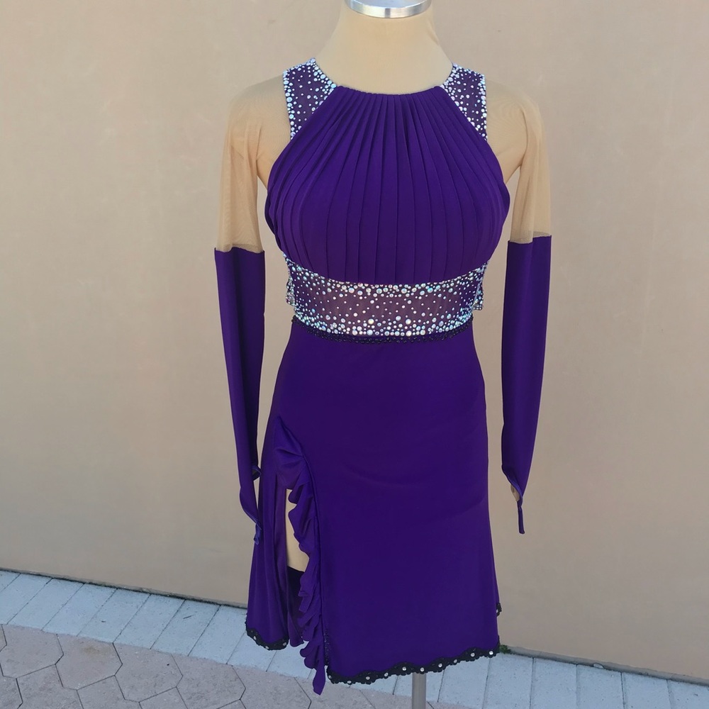 New! Purple Tango Dress